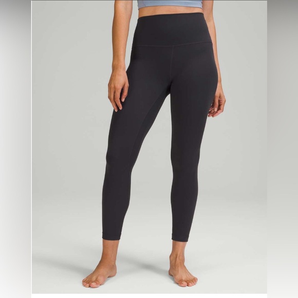 Lululemon Align High-Rise Pant 25" Black Granite size 4 6 new 2024 - Picture 3 of 14